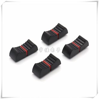 10 Stuk 23.5*9*9.5Mm Rechte Dia Potentiometer Mixer Push Staaf Plastic Cap Plastic Console Volume Hoed binnenste Gat 4Mm