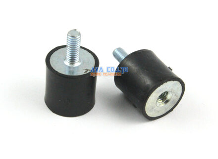 10 Stuks 15*15mm Body M4 * 10mm Mannelijke Vrouwelijke Rubber Anti Vibration Mount Spoel Isolator