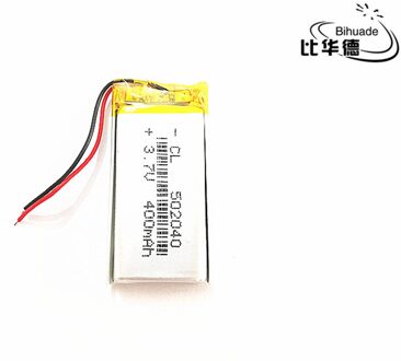 10 stuks 3.7 V 400 mAh 502040 Lithium Polymer LiPo Oplaadbare Batterij ion cellen Voor Mp3 Mp4 Mp5 DIY PAD e-book bluetooth headset