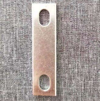 10 Stuks 35Mm Batterij Terminal Verbinden Bus Bar Nickel Plated Rood Koperen Rail 1.5Mm Dikte