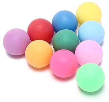 10 Stuks 40Mm Kleurrijke Pong Ballen Ping Pong Ballen Praktijk Pingpong Bal Ping Pong Tafeltennis Training Ballen accessoires # T1P