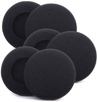 10 Stuks 50Mm Zachte Spons Hoofdband Hoofdtelefoon Pad Kussen Headset Cover Vervanging