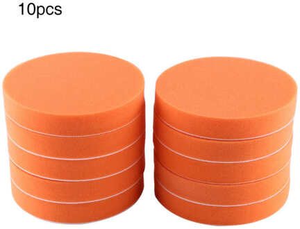 10 Stuks 6 "150Mm Spons Auto Polijstschijf Polijsten Waxen Pad Kit Tool Voor Auto Polijstmachine Buffer
