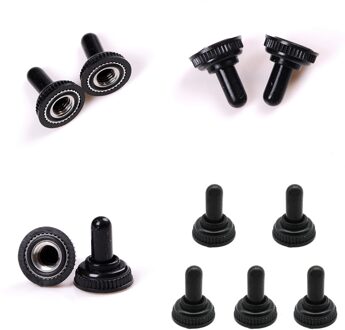 10 Stuks 6Mm Rubber Waterdichte Cover Hoed Boot Cap Stofdicht Water Proof Bescherm Voor Mini Tuimelschakelaar