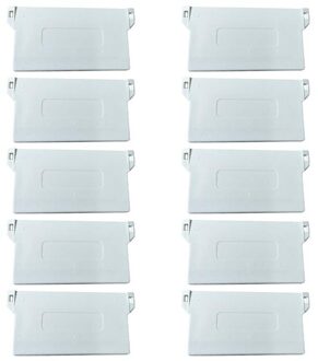 10 Stuks 89Mm Plastic Bodemplaat Voor Verticale Blind Draagbare Onderkant Gewichten Latten Verticale Blind Fittings Roller Accessoires