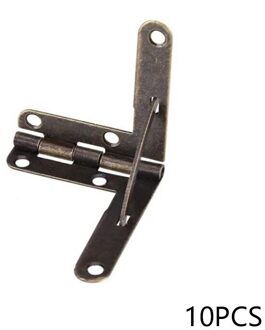 10 Stuks 90 ° 30X33mm Hoek Houten Box Ondersteunt Scharnier Voor Kleine Houten Sieraden Wijn Case Horloge Doos Houten Deksel hardware antiek bronzen