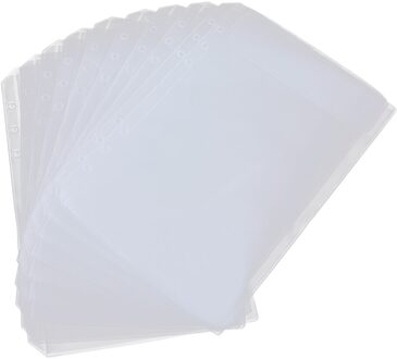 10 Stuks A5 A6 Size Bindmiddel Zakken Voor 6 Ring Bindmiddelen Losse Blad Waterdichte Pvc