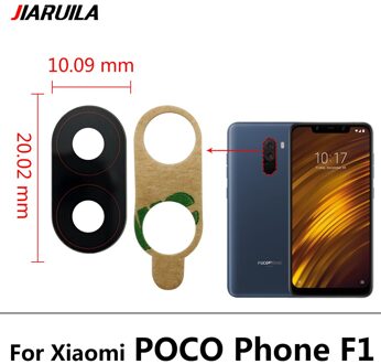 10 Stuks Achter Terug Camera Glazen Lens Voor Xiaomi Poco M3 / Poco F3 5G / Poco X3 Nfc f2 Pro F1 Gt Sticker Vervangende Onderdelen Poco F1