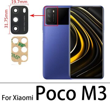 10 Stuks Achter Terug Camera Glazen Lens Voor Xiaomi Poco M3 / Poco F3 5G / Poco X3 Nfc f2 Pro F1 Gt Sticker Vervangende Onderdelen