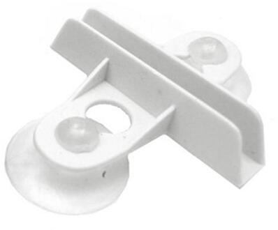 10 Stuks Aquarium Isolatie Klem Aquarium Fish Tank Divider Zuignap Divider Plastic Sheet Houder Vis Product wit