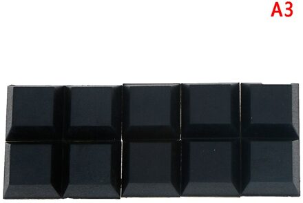 10 Stuks Audio Speaker Zelfklevende Versterker Schokdemper Voeten Pad Trillingen Absorptie Rubber Anti-Shock 20x20 thick 8mm