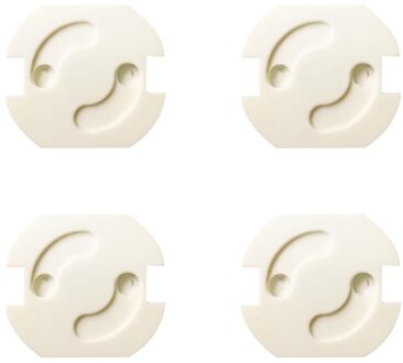 10 Stuks Baby Veiligheid Outlet Covers Elektrische Lekkage Bescherming Socket Bescherming Stopcontact Covers Voor Home Office School (Whit