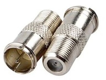 10 STUKS F Type Quick Plug RF Coax Coax Kabel Adapter Connector-Man-vrouw M/F