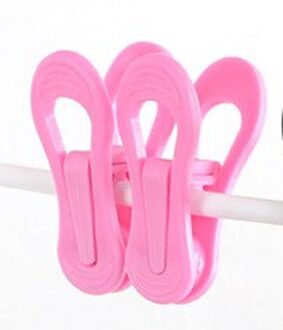 10 Stuks Gekleurde Wasknijpers Wasknijpers Kleine Mini Voor Foto 'S Ambachten Kleur Dicht Pin Kleding Closepins Chip Clip Decor Roze