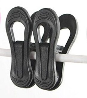 10 Stuks Gekleurde Wasknijpers Wasknijpers Kleine Mini Voor Foto 'S Ambachten Kleur Dicht Pin Kleding Closepins Chip Clip Decor zwart