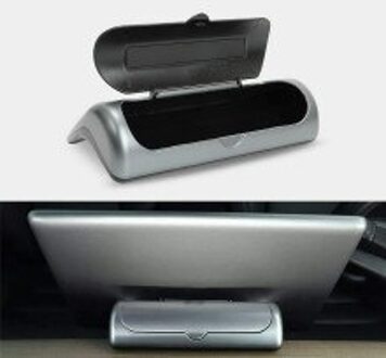 10 Stuks Glazen Opbergdoos 7.28X2.75 Inch Voor Tesla Model 3 Model Y Plastic Zilver Zonnebril Houder