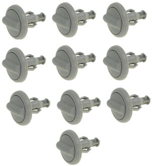 10 Stuks Grijs Plastic Pakket Plank Clip Vroeg Type End Voor Nissan Juke 799161KA3A