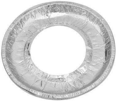 10 Stuks Herbruikbare Gasfornuis Dikker Schoon Mat Pad Cirkel Gasfornuis Fornuis Protectors Cover Aluminium Beschermende Folie Liner Cocina ronde