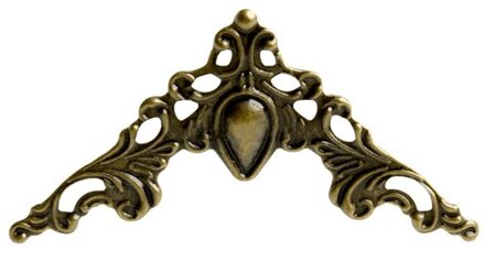 10 Stuks Hoek Protector Box Boek Scrapbook Metalen Album Hoek Decoratieve Protector Cover Voor Antiek Messing Sieraden A-10stk