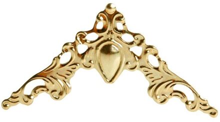 10 Stuks Hoek Protector Box Boek Scrapbook Metalen Album Hoek Decoratieve Protector Cover Voor Antiek Messing Sieraden B-10stk