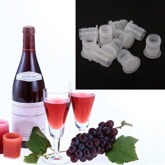10 Stuks Home Brew Wijn Stoppers Plastic Plug Keuken Bar Tool Saver Sealer