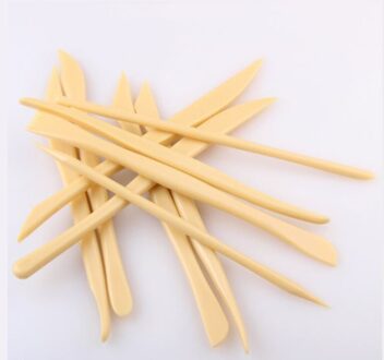 10 stuks Hout Houten Klei Modeling Tools Set Polymeer Klei Gereedschap Sculpting DIY Aardewerk Keramiek Gereedschappen Sculptuur Beeldhouwen