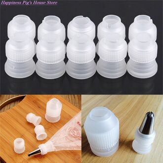 10 Stuks Koppeling Adapter Icing Piping Nozzle Bag Cake Bloem Pastry Decoratie Tool