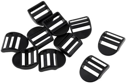 10 Stuks Ladder Lock Slider Side Release Gesp Voor Rugzak Webbing 25Mm/1 Inch