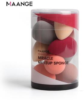 10 Stuks Make-Up Ei Droog & Nat Non-Latex Inweken Water Wordt Makeup Cosmestic Foundation Spons Schoonheid Poederdons