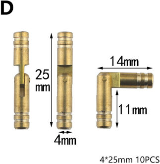 10 Stuks Messing Cilindervormige Scharnier Multi Maten Verborgen Kabinet Scharnier Verborgen Meubels Hardware Diy Houten Ambachten Accessoires