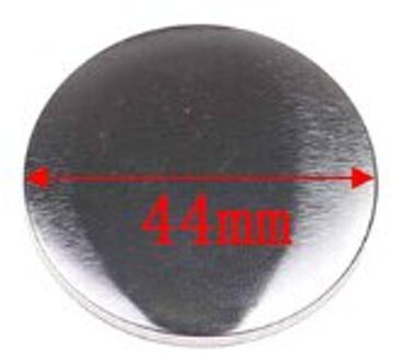 10 Stuks Metalen Diy Ambachten Materialen Plastic Metal Blank Badge Pin Button Parts Benodigdheden Voor Kleding Badge Button Maker 37-58Mm 44mm