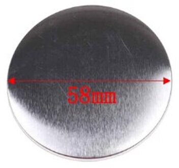10 Stuks Metalen Diy Ambachten Materialen Plastic Metal Blank Badge Pin Button Parts Benodigdheden Voor Kleding Badge Button Maker 37-58Mm