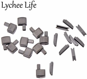 10 Stuks Metalen Reparatie Rits Stopper Zink 8 # Lichtmetalen Rits Vergrendelingen Diy Handgemaakte Naaien Kleding Levert Ritsen Voor Naaien kleding 3