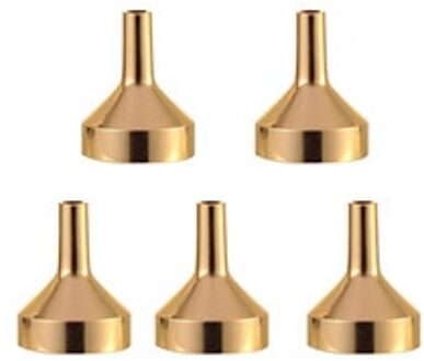 10 Stuks Mini Metalen Trechters Voor Vullen Kleine Flessen Refill Parfum Essentiële Olie Vloeibare Doseren Hulpmiddel Voor Lab Supplies