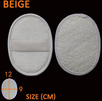 10 Stuks Natuurlijke Loofah Spons Wrijven Exfoliëren Bad Handschoen Ovale Bad Handdoek Huid Schijf Pads Mannelijke Vrouwelijke Gezicht reinigingsborstel primary kleur