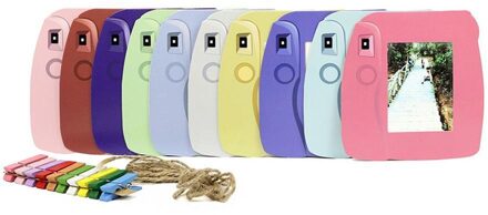 10 Stuks Per Set Innovatieve Kleurrijke 3 ''Muur Paperclip Fotolijst Fotografische Home Decor Universele Foto Opknoping Frame