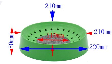 10 Stuks Plastic Ontvochtiging Fokken Vogel Ei Wastafel Nest Kom Mat Huisdier Speelgoed Vogel Papegaai Duif Levert Pluimvee Supplies
