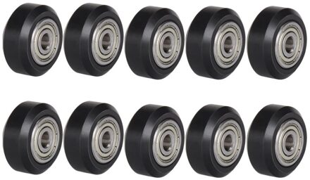 10 Stuks Printer Roller Wielen Katrol V Groef Lagers Passieve Ronde