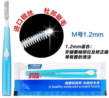 10 Stuks Rager Schoon Tussen Tanden Dental Floss Intrekbare Tandenstoker Schoonmaken Tandheelkundige Borstels Tanden Mondhygiëne Care 1.2mm