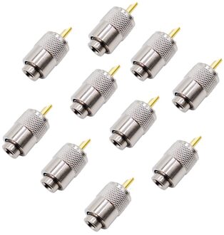 10 Stuks Rf Connector Uhf Male Connector RG8 RG58 Kabel Lug Antenne Connector PL259