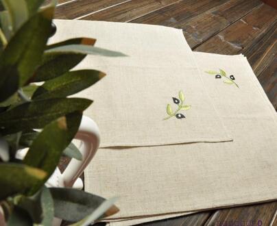 10 Stuks Servet Doek Linnen Tafelkleed Borduren Zakdoek 27x2 7Cm/41X41Cm Restaurant Thuisgebruik Europese stijl