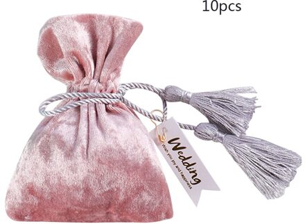 10 Stuks Snoep Zakken Kerstboom Ornamenten Bruiloft Benodigdheden Europese Bundel Pocket Verpakking Bag Mini Fluwelen Tas A2