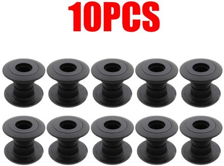 10 Stuks Tafel Lagers Voetbal Plastic Accessoire Vervangen Onderdelen Tafelvoetbal Zwarte Lager Reparatie Vervanging