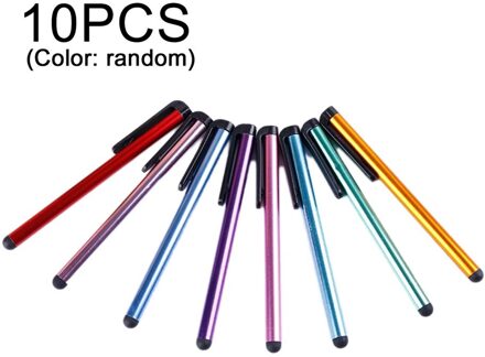 10 Stuks Universele Capacitieve Stylus Pen 7.0 Universal Stylus Touchscreen Pennen Willekeurige Kleur Voor Ipad Mobiele Telefoon