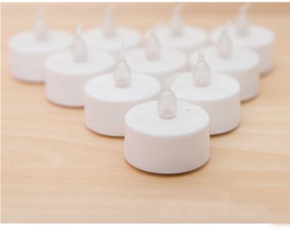 10 Stuks Van Batterij Aangedreven Led Thee Lamp Kaars Vlamloze Flash Voor Wedding Party Decoratie Gelegenheid Decoratie