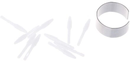 10 Stuks Vervangende Penpunten Pen Tips Alleen Voor Huion Digitale Grafische Tablet wit