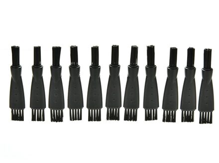 10 stuks Vervanging Elektrische Scheerapparaat Reinigingsborstel Salon Mannen Facial Baard Cleaning Haar mannen Scheren Borstel Apparaat Scheren Tool