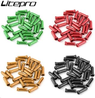 10 Stuks Vouwfiets Lijn Buis Staart Versnellingsbak Rem Draad Cap Aluminium Kleurrijke Staart-Hoed Mtb Mountainbike onderdelen Bordeaux