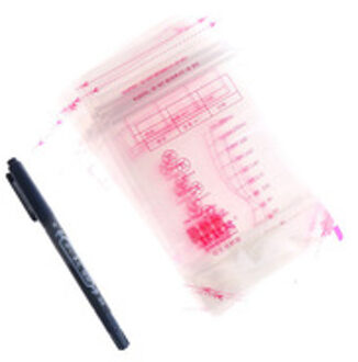 10 stuks Wegwerp Moedermelk Diepvrieszakjes Moeder Postpartum Levert Moedermelk Opbergtas Vloeistof 200ml Veilig Voedsel Opslag tassen