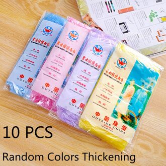 10 Stuks Wegwerp Regenjas Outdoor Wandelen Reizen Waterdichte Poncho Jas Volwassen Duidelijke Transparante Motorfiets Regenkleding 10 stk A